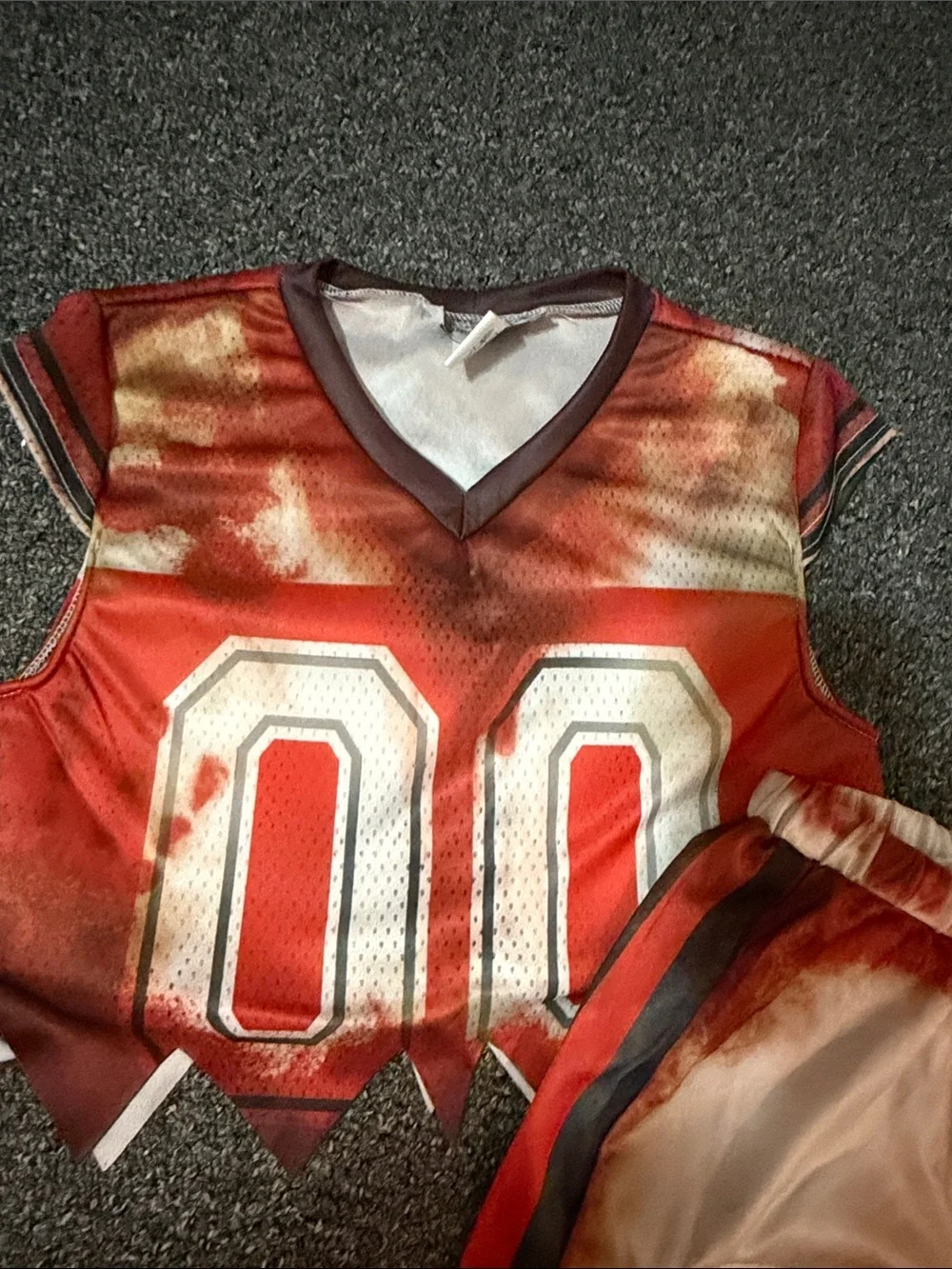 💀🎃👻Kids Zombie Football Costume Set